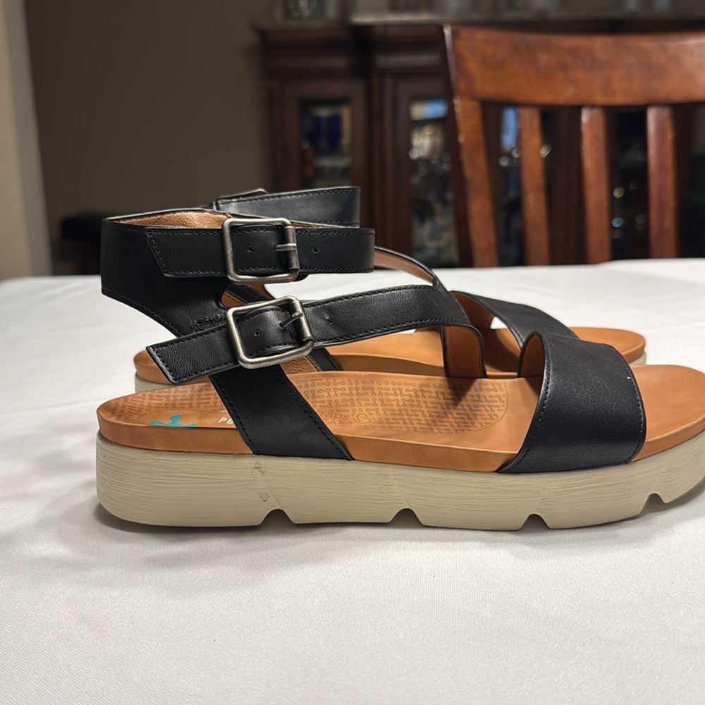 Baretraps Carolyn  Black platform sandals Size 8.5 M - Picture 4 of 7